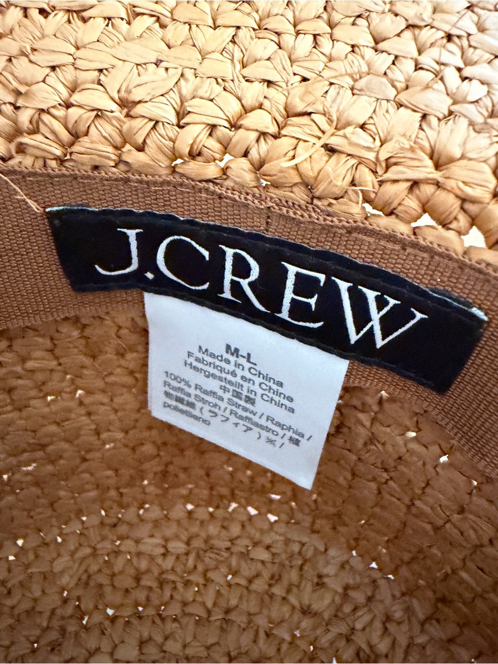 J Crew Raffia Bucket Hat - Picture 3 of 4
